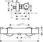 Ecostat 1001 CL termostats dušai 2