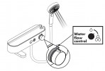 ShowerTablet Select Vannas termostats 400 grozāms snīpis, hroms 4