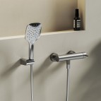 Nox NX 032.30SSB dušas maisītājs no sienas, Brushed stainless steel 2