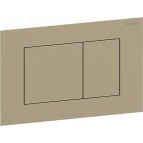 Sigma 40 square noskalošanas taustiņš, Brushed Brass/Easy clean