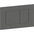 Sigma 40 square noskalošanas taustiņš, Brushed Black chrome/Easy clean