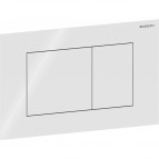 Sigma 40 square noskalošanas taustiņš, Balts/Stikls