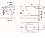 Подвесной унитаз Inspira Art Rimfree 5