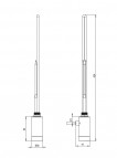 Silia elektriskais apkures elements 400 W, Nero 4