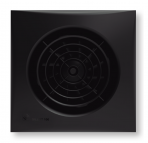SILENT-100 CRZ ventilators ar taimeri, Melns matēts