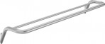 Silia dubūltais dvieļu turētājs 62 cm, Brushed Steel