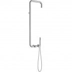 Silia dušas sistēma ar rokas dušu, Brushed Steel 3