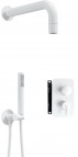 Silia dušas sistēma ar rokas dušu un iebūvi, Bianco