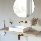 Silia glāze ar turētāju, Brushed Bronze 4