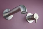 Silia izlietnes maisītājs no sienas 223 mm, Brushed Steel 8