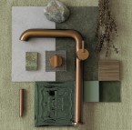Silia maisītājs uz virsmas H305, Brushed Bronze 6