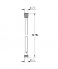 Silverflex neu Душевой шланг  ½ 1250mm 2