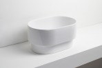Simas PO•MO izlietne uz virsmas 500 x 330 mm, Balta  2