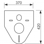 Komplekts Rāmis TECEbase + pods Trevi Rimless + SC vāks + Taustiņš 3