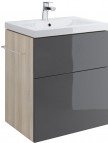 Smart шкафчик под раковину COMO 60 cm, серый