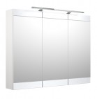 SERENA Retro Зеркальный шкафчик для ванной 90 см со светодиодной подсв