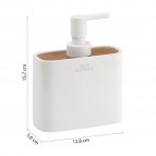 Gedy Ninfea šķidro ziepju dozators, Balts matēts 2