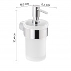 Gedy Pirenei ziepju dozators ar turētāju, Hroms 2