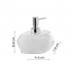 Gedy Chanelle šķidro ziepju trauks, Balts 4