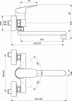 Ceraflex Sink virtuves krāns. Hroms 2