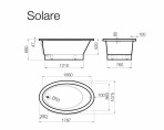Solare ванна  1787 x 1075 - отдельно стоящая 3