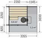 SOLIDE 1 OUTDOOR sauna 7