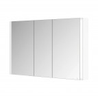 Somaris spoguļskapis 120x71x12 cm + LED, White Matt 7