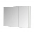 Somaris spoguļskapis 120x71x12 cm ar apsildi+LED, Mirrored 8