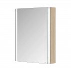 Somaris spoguļskapis 60x71x12 cm + LED, Light Oak 8