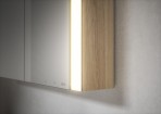 Somaris spoguļskapis 60x71x12 cm + LED, Light Oak 2