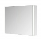 Somaris spoguļskapis 100x71x12 cm + LED, Mirrored 7