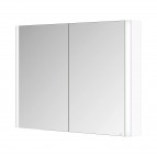 Somaris spoguļskapis 100x71x12 cm + LED, White Matt 8
