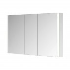 Somaris spoguļskapis 120x71x12 cm + LED, Mirrored 7