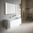 Somaris spoguļskapis 80x71x12 cm + LED, Mirrored 7