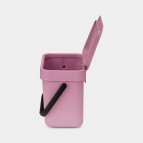 Sort & Go atkritumu tvertne 3 litri - ceriņkrāsas rozā 3