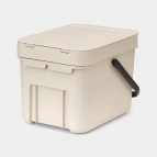 Sort & Go atkritumu tvertne 6 litri - maiga bēša 6