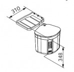 Sorter Mini atkritumu tvertne 2