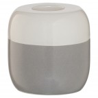 SPHERE Sveču turētājs, porcelāns, gaiši pelēks