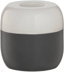 SPHERE Sveču turētājs, porcelāns, tumši pelēks