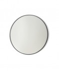 Spogulis Gamma Round Black, d= 60 cm , melns