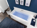 SQUARO EDGE 12 Ванна 170x75 см с сифоном и ножками, белый Quaryl® 2