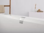 SQUARO EDGE 12 Ванна 170x75 см с сифоном и ножками, белый Quaryl® 6