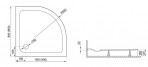 Standard Душевой поддон 90x90 cm 3