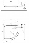 Standard plus душевой поддон 80x80 см 2