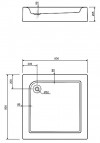 Standard plus душевой поддон 80x80 см 2