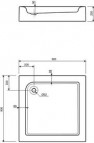 Standard plus душевой поддон 90x90 см 2