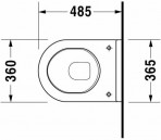 Унитаз Starck III Compact, 220209 2