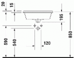 Starck III izlietne,105x48,5 cm 2