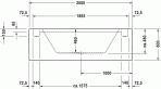 Sundeck vanna 200x100 cm 3