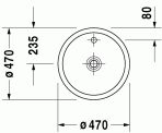 Strack 1 izlietne 47x47 cm 3